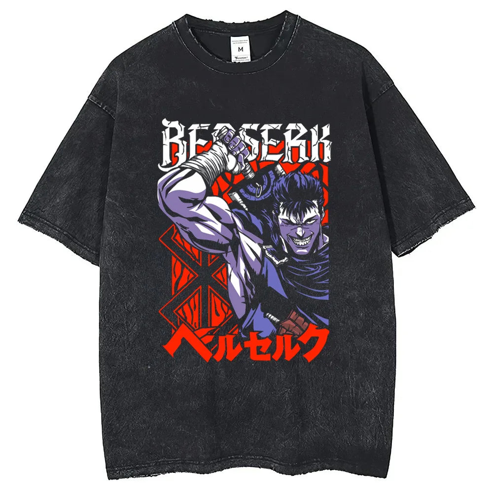 Camiseta Oversize Berserk Blood Moon