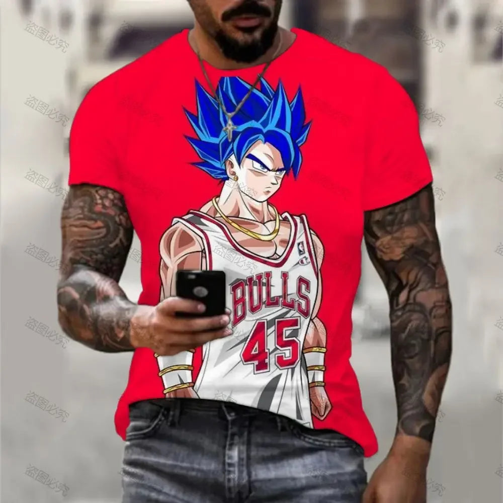 Camiseta Goku X Bulls