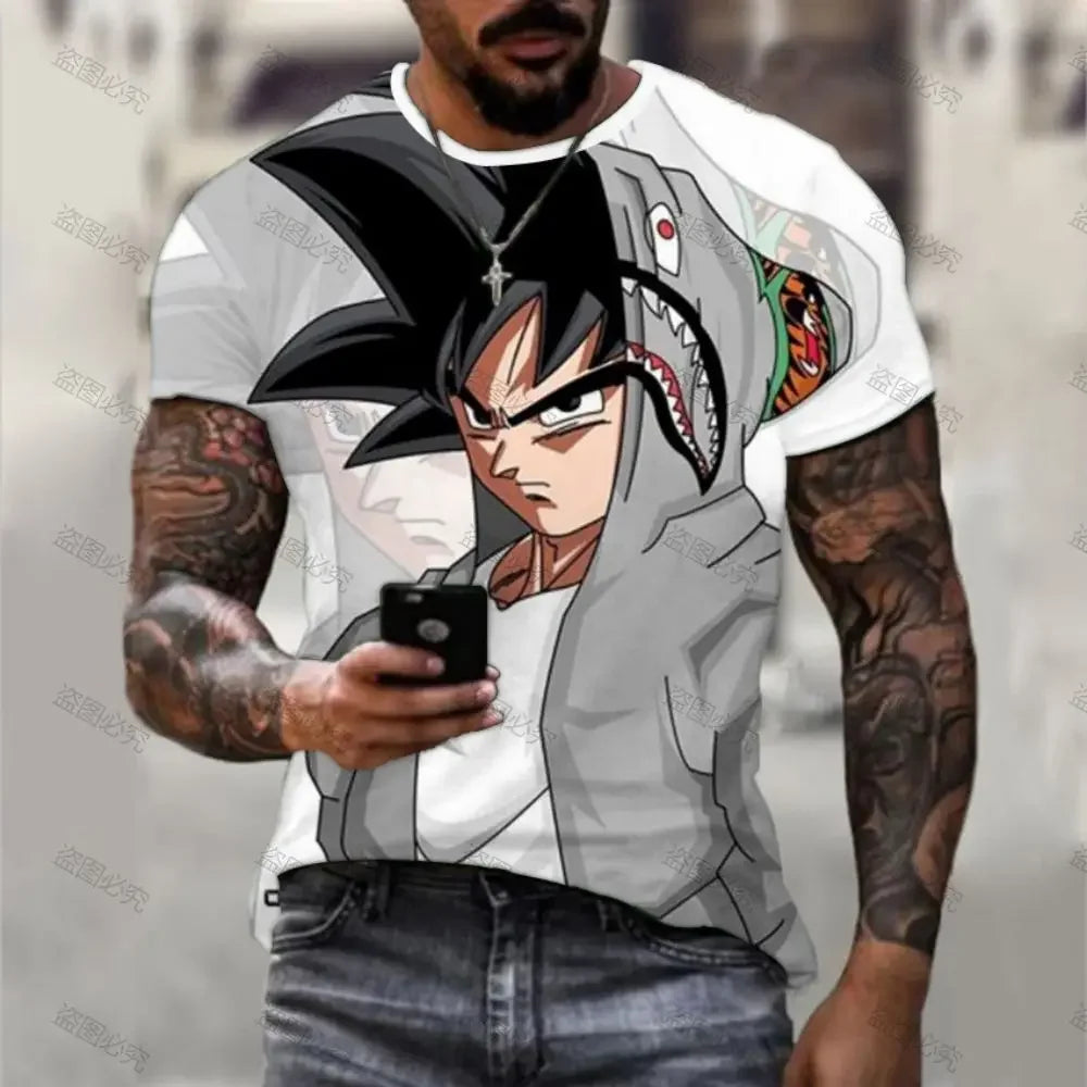 Camiseta Goku x Shark